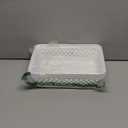 Glad Plastic Storage Basket Set - Multipurpose Drawer Trays, Kitchen Pantry Containers, and Bathroom Bins - 2 Pack Medium Organizers, White