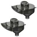 Baby Formula Dispenser Replacement Funnel Compatible with Baby Brezza Formula Pro Advanced and Pro Advanced WiFi Models ONLY, Replacement Funnel & Cover, NOT Fit Formula Pro MINI Mixer Machine, 2-Set