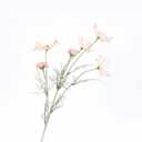 2 Pcs Artificial Flowers Plants Calliopsis Silk Flower Arrangements Wedding Bouquets Decorations Plastic Floral Table Centerpieces for Home Kitchen Garden Party Decor Approx 23.6'' High - Light Pink