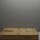 AMZASA Antique Brass Gold Chandelier with Shades, Electroplated Finish, 5 Light Modern Farmhouse Chandeliers with White Fabric Shade, Linear Island Chandelier Lights for Dining Room,Kitchen,Foyer