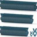 Plant Support Clips, 120 PCS Gentle Flower Plant Clamps for Supporting Vine Climbing Plants, Gardening Lever Loop Gripper Clips Help Stems Vines Grow Straight Upright, 2 Sizes in one Pack