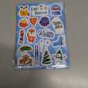 2 x 288 Pieces Winter Stickers Snowflake Holiday Party Sticker Hello Winter Sticker for Water Bottles Snowman Penguin Stickers for Envelopes Cards Crafts Scrapbooking School Classroom