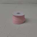 MEEDEE Thin Pink Velvet Ribbon 5/8 Inch Single Face Nylon Velvet Ribbon 25 Yards Pink Velvet Ribbon for Christmas Tree, Ornaments, Gift Wrappig, Rustic Wreath, Invitations, Bouquet, Sewing Crafts (Pink Light)