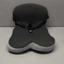 Memory Foam Seat Cushion,Office Chair Cushion with Lumbar Support for Back Pressure Relief, Car Seat Cushion with Adjustable Strap,Sciatica Pad Cushions for Car,Truck, Desk,Gaming Chair (Black + Grey)