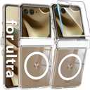 FNTCASE for Motorola Razr-Ultra-2026/2025 Magsafe Case: Military Grade Drop Protection, Hinge Protection, Anti Yellowing Cell Phone Cover - Rugged Shockproof Protective Transparent Phonecase(Clear)