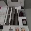 Shark Flex Fusion Hair Straightener & Powerful Hair Dryer with Fusion Hair Brush, Air Styler with Auto-Wrap Hair Curlers, Concentrator, & Frizz Fighter, Metallic Mist, HD651S