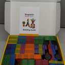 Gemmicc Magnetic Tiles, Deluxe 136 PCS Building Blocks Magnet Toys for Kids,3D Magnet Puzzles Stacking Blocks for Boys Girls,Huge Set with 2 Cars