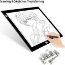 ME456 A4 LED Light Box 9x12 Inch Light Pad Only 5mm Ultra-Thin USB Power Light Table for Tracing, Tattoo Transferring, Drawing, Streaming, Sketching, Animation, Stenciling, Diamond Art Painting