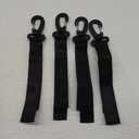 Kayak Paddle Holder,Kayak Paddle Clip,4-8pcs Kayak Paddle Strap Sup Paddleboard Paddle Holder, Inflatable Boat Paddle Keeper (Black 4 Pack)