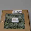 Meldel Artificial Flowers 25 Pack Elf Green Faux Foam Roses with Stems, Real Looking Fake Rose for DIY Wedding Bouquets, Bridal Shower Centerpieces, Party Table Decorations, Home Decor