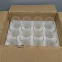 WGVI Hurricane Candle Holder Sleeve, Wide 2", Height 12", Clear Glass Cylinder Candleholder, Chimney Tube, Open Ended Candle Shade, 12 Pieces Bulk