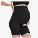 Secret Fit Shaper Panty - Seamless Maternity Shapewear for Dress, Belly Support, Prevent Thigh Chaffing, L