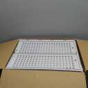 CTSNSLH 5 Pack Closet Organizers Storage Box, Closet Storage Stackable Storage Bins, Plastic Drawer Basket for Wardrobe Cupboard Kitchen Bathroom Office, White