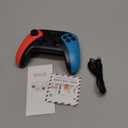 Wireless Switch Controller for Nintendo Switch/Switch 2/Lite/OLED Controller, Switch Controller with a Mouse Touch Feeling on Back Buttons, Extra Switch Pro Controller with Wake-up, Programmable, Turbo Function (Red+Blue)