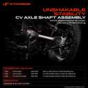 A-Premium CV Axle Shaft Assembly Compatible with Jeep Vehicles - Grand Cherokee 2005-2010 AWD, Commander 2006-2010 AWD 4WD - Fits Models without Limited Slip Differential, Front Left Driver Side