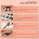 Lash Clusters with Bottom Lashes Cat Eye Lash Cluster Eyelash Extensions Wispy C Curl Fox Eye Lashes Left&Right Fluffy Eyelashes Clusters, by Momolash