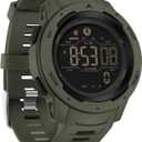 findtime Men's Digital Watch Waterproof Pedometer Watches Sport Watch Step Counter Calorie Military Watch with Stopwatch Alarm LED Backlight Countdown