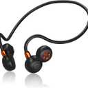 Ortizan Open Ear Headphones, Bluetooth 5.3 Wireless Air Conduction Headphones Sport Earbuds, Premium Sound, IPX6 Waterproof, Clear Call, 19g Lightweight Earphones for Running Cycling Workouts (Black)