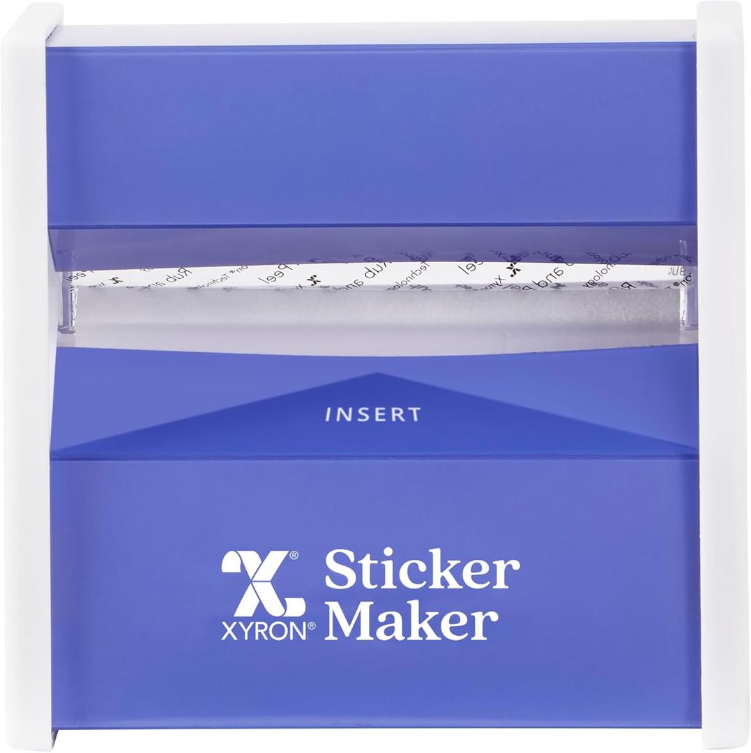 Xyron Sticker Maker, 3", Includes Permanent Adhesive 3" x 20', Disposable (100111)