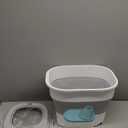 ANVS Airtight Collapsible Pet Food Container With Casters, Scoop and Small Container - Keeps Up To 20lbs Dry Dog Food Fresh (Grey)