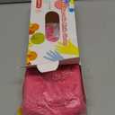 Kids Gloves Disposable, Nitrile Glove for Childen, Latex Free Gloves, Powder Free - for Crafting, Painting, Cleaning- 100 PCS (S-rose Red)