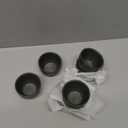 1.6oz Espresso Cups Set of 6, Matte Black Ceramic Demitasse Coffee Cups for Espresso, Latte, Cappuccino – Small Shot Cups – Stackable Mini Mugs for Home, Cafe, Restaurant