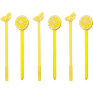 YYaaloa 30pcs Lemon Pens Cute Gel Ink Pens 0.5mm Black Ink Novelty Pens for Child, Women Coworkers Office School Home Wedding Bridal Shower Gifts Party Supplies (Cute Lemon 30pcs) (Cute Lemon 30pcs)