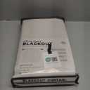 100% Blackout Shield Linen Blackout Curtains for Bedroom 84 Inches Long, Back Tab/Rod Pocket Living Room Drapes, Thermal Insulated Blackout Curtains 2 Panels Set, 50" W x 84" L, Cream