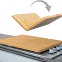 Extra Large Foldable Stovetop Cover Cutting Board  Double-Sided 29" x 21" Collapsible Charcuterie Noodle Board  XL Prep Deck & Sink Cover for more Counter Space