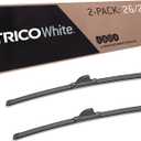 TRICO White 26" + 24" Extreme Weather Premium Winter Automotive Replacement Windshield Wiper Blades (Set of 2), Passenger and Driver Side All-Weather Beam Wiper Blades for Select Vehicle Models