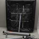 Heavy-Duty 9 Hole Pro Style Baseball & Softball Pitching Net with Strike Zone Target - Adjustable Portable Design