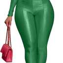 acelyn 2 Piece Outfits for Women Sexy Off Shoulder Tops Bodycon Flared Pant Sets Club Outfits Tracksuit (X-Large, 6009-light Green)