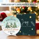 7 x 2025 New Grandparents Ornament, Grandparents Gifts, Pregnancy Announcement Ornaments, Unique Ornament for Christmas Tree Decorations, Baby Reveal Gift for Grandpa Grandma