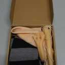 5 Pcs Halloween Costume Accessories for Adult Men, Black and Gray Striped Scarf Fake Nose Latex Bald Head Wig Cap Cosplay Classic Characters Halloween Party Set