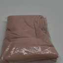 F.Y.Dreams 100% Washed Cotton Duvet Cover for Weighted Blanket 48x72 inches with 8 Ties, Zipper on Long Side/Dust Pink/Just Duvet Cover (48"x72" duvet cover, 100% Washed Cotton Dust Pink)