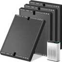 HAP602 Replacement Filter for ECOSELF HAP602/HAP602WF Air Purifier,3 in 1 High-Efficient H13 True HEPA with Acticated Carbon Filtration for Home,4 Pack