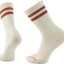 Smartwool Unisex Everyday Athletic Striped Crew Socks (Medium, Natural)