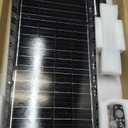 Deepn Solar Lights Outdoor 9000W, Commercial Grade Street Lights for Outside, Solar Parking Lot Lights, Dusk to Dawn LED Security Flood Light Motion Sensor with Remote Control, LA078W, 1 Pack