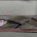 REECHO Human Hair Toppers for Women Real Human Thick Hair Topper Invisible Wiglett for Daily Wear Adding Instant Volume, Gray (3.6x4.6")