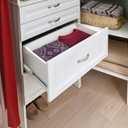 ClosetMaid SuiteSymphony Wood Closet Drawer, Add On Accessory, Shaker Style, For Storage, Closet, Clothes, 25” x 10” Size for 25 in. Units, Pure White