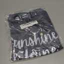 Funny Shirt for Women Sunshine and Drinking Tee, Summer Lover T-Shirt, Bachelorette Party Outfit (S)