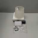 NIORSUN Portables Cordless Table Lamp,Flaxen Fabric Shade Battery Operated Lamp,5200mAh Bedside Table Lamp with Warm White,3 Way Dimmable Touch Desk Lamp for Living Room Bedroom Restaurant (Black)