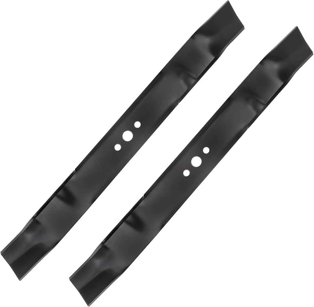 Lawn Mower Mulching Blade for 21" Deck Compatible with Hus-qvarna Crafts-man AYP Pou-LAN Lawn Tractor, Replaces 165833, 175064, 176135, 189028, 406712, 532406712, 532175064, 331737B, 2 Pack