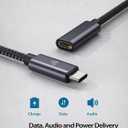 Faracent USB C Extension Cable (20Gbps/240W/3.3Ft), USB 3.2 Type C 3.1 Male to Female Extension Charging & Sync for iPhone 17 16 15 Pixel PSVR2 MacBook Air Pro/New iPad Dell XPS Surface Book