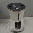 Petory Timed Automatic Cat Feeders - 4L Programable Dry Food Dispenser for Cats and Small Medium Dogs 6 Meals with Desiccant Bag Dual Power Supply 10S Voice Recorder (White)