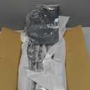 Eazy2hD 6 Pack Tent Stakes Heavy Duty, 15 Inch Ground Anchors Screw in, Metal High Winds Trampoline Stake with Nut and Tool, Spiral Anchor Kit for Camping, Swing Set, Mobile Home, Car Ports (Black)