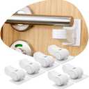 6-Pack Door Lever Lock for Child Safety - Baby Proofing - Child Proof Handle Locks