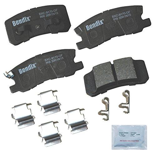Bendix Priority1 CFC868 Ceramic Rear Brake Pads for Select Models Chrysler 200,Cirrus,Sebring,Dodge Avenger,Caliber,Jeep Compass,Patriot,Mitsubishi Endeavor,Grandis,Lancer,Montero,Outlander,Sport,RVR