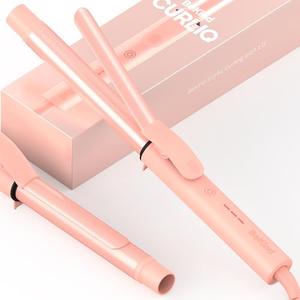 Curliq PTC Ceramic 1 Inch Curling Iron by BeKind, Long Barrel 1 Inch Curling Wand for Long Hair Up to 430F°, Dual Voltage Hair Curler for Women, Hair Styling Tools