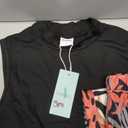 WIHOLL Two Piece Set for Women Summer Spring Outfits Cruise Travel Airport Beach Vacation Mock Neck Wide Leg Pants Set, Size S/M